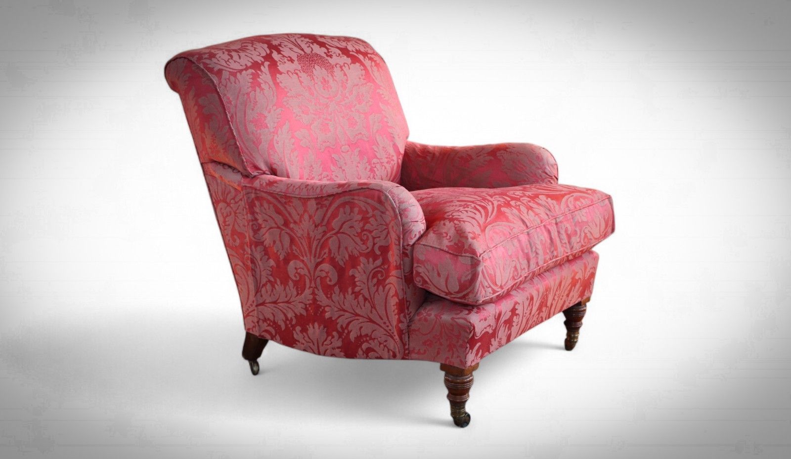 Howard & Sons Bridgewater Armchair In Damask Fabric photo furniture
