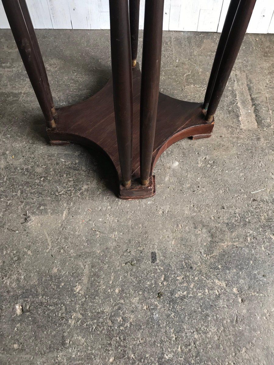 Art Nouveau Mahogany Side Table, 1920s photo 905.0