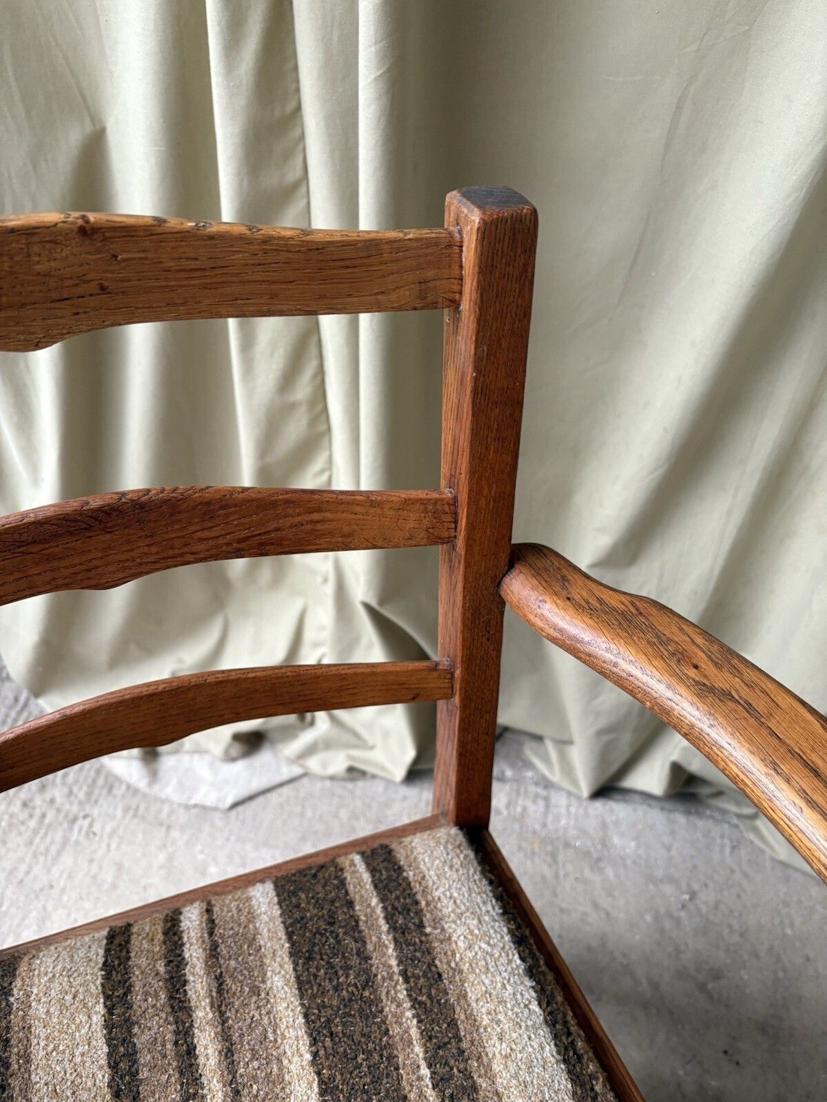Furniture Vtg Early Mid Century Set Of 2 Ercol Penn Carver Armchairs Dining Chairs R1061 photo
