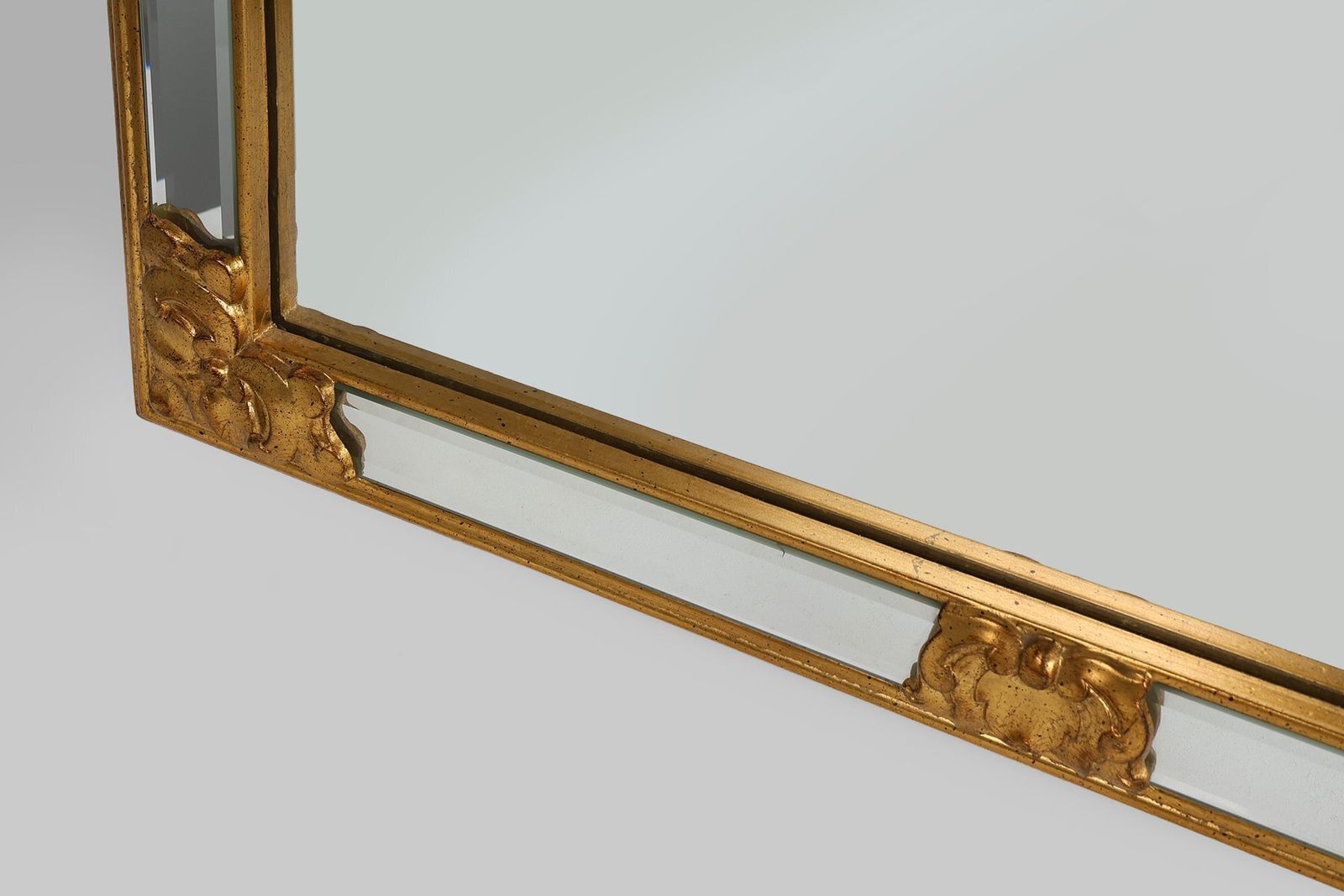 Ornamented Mirror From Deknudt, Belgium, 1950s photo vinterior