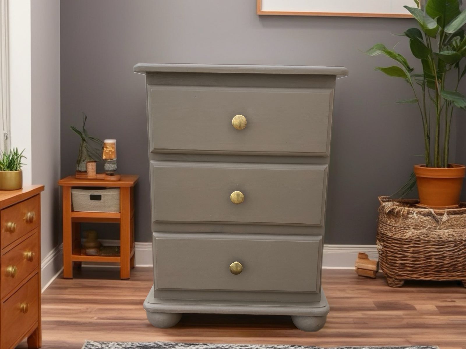 Bedside Nightstands, Pair Of Side Tables, Bedroom Cabinets.