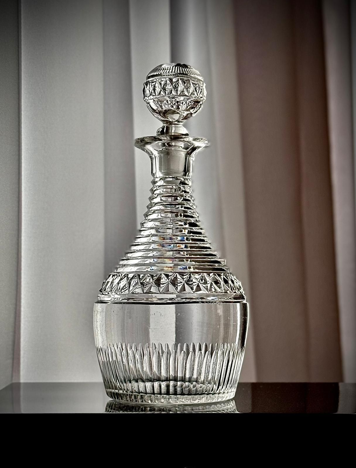 Georgian Cut Glass Decanter With Stopper, England C.1800–1835 photo buy