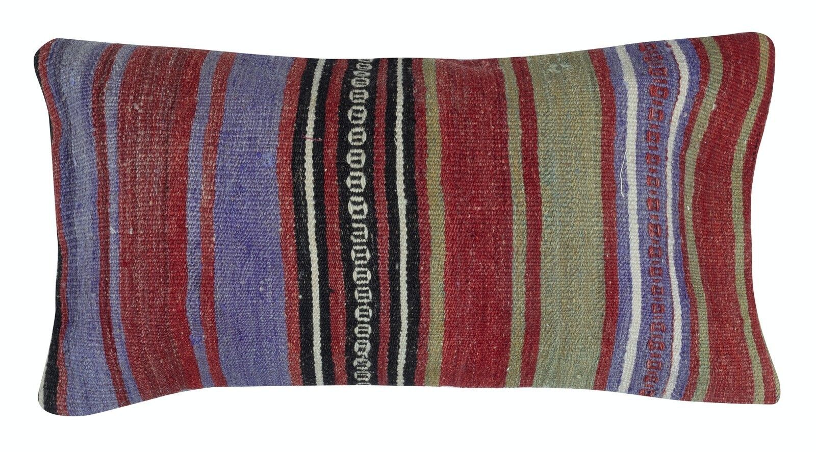 14"X26" Set Of 2   Handwoven Cushion Covers. A Pair Of Kilim Lumbar Pillows photo furniture