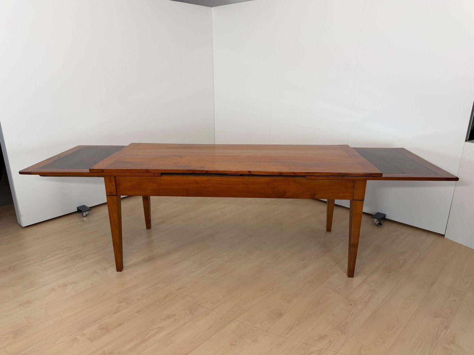 Biedermeier Expandable Table, Cherry Wood, Chestnut, France, Circa 1820 photo Furniture