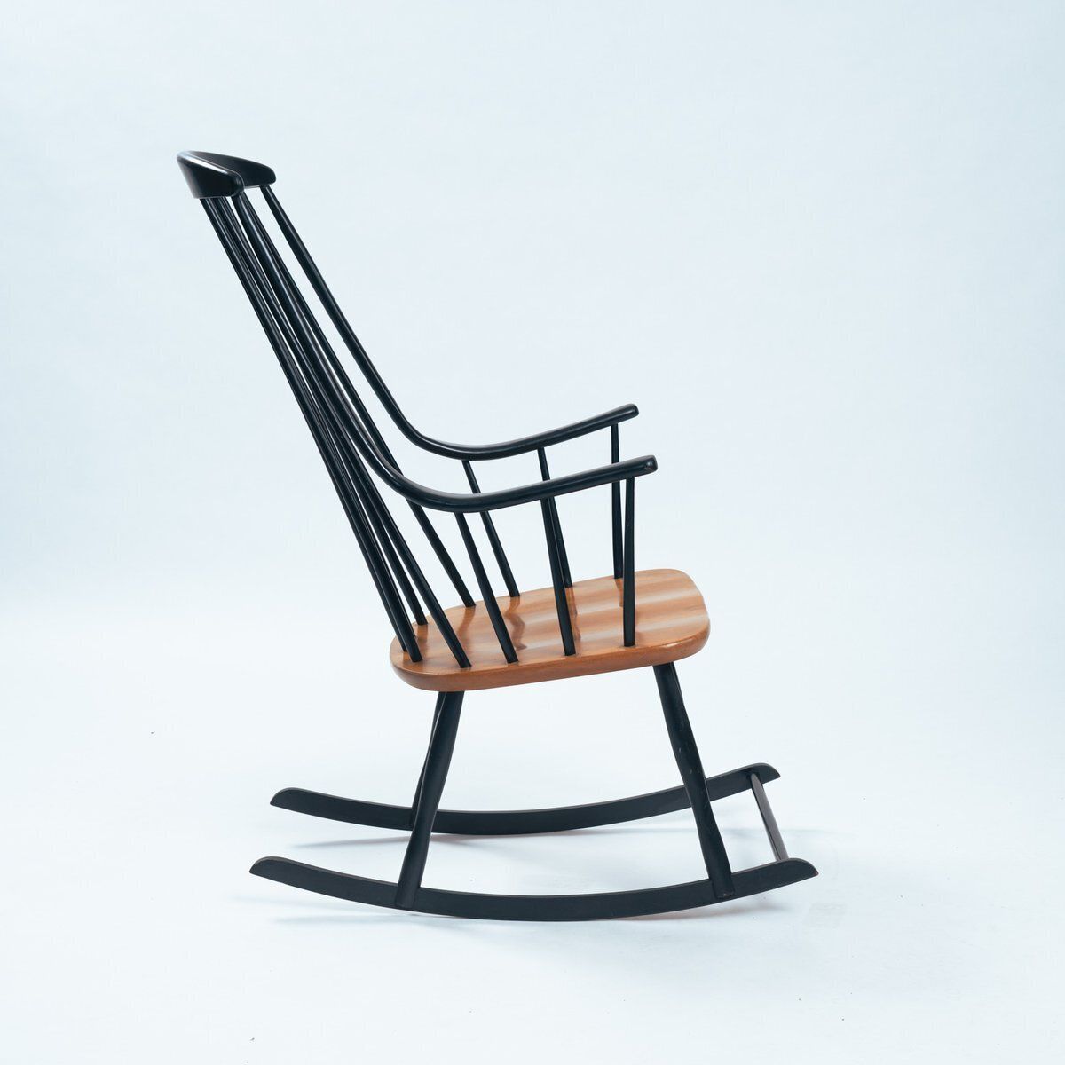 Midcentury Modern Danish Rocking Chair By Lena Larsson Grandessa, 1950s photo Furniture