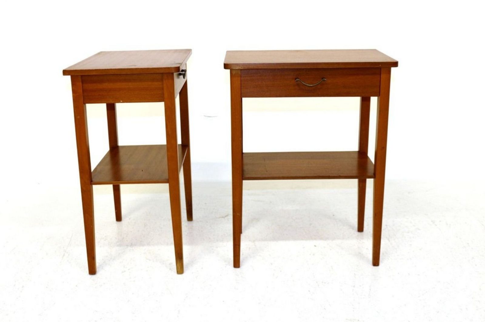 Mahogany Bedside Tables, Sweden, 1950s, Set Of 2 photo Furniture