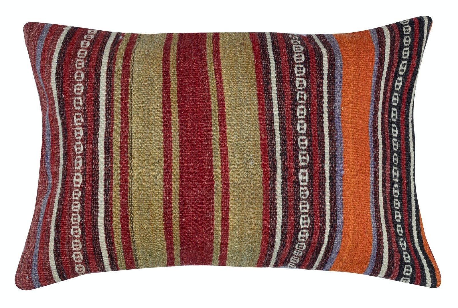 16"X24" Set Of 2   Traditional Cushion Covers. Flatweave Kilim Accent Pillows photo for sale
