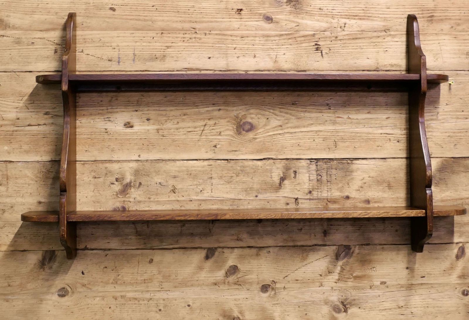 Mid Century Wall Hanging Shelves This Charming Little Shelf Unit Is Made In Elm photo furniture