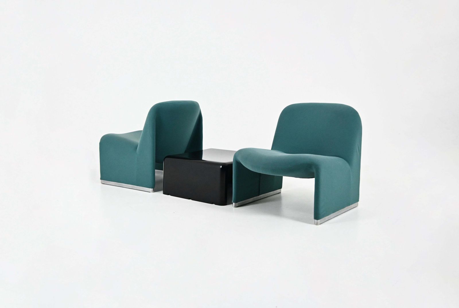 Alky Chairs + Table By Giancarlo Piretti For Anonima Castelli, 1970s, Set Of 3 photo buy