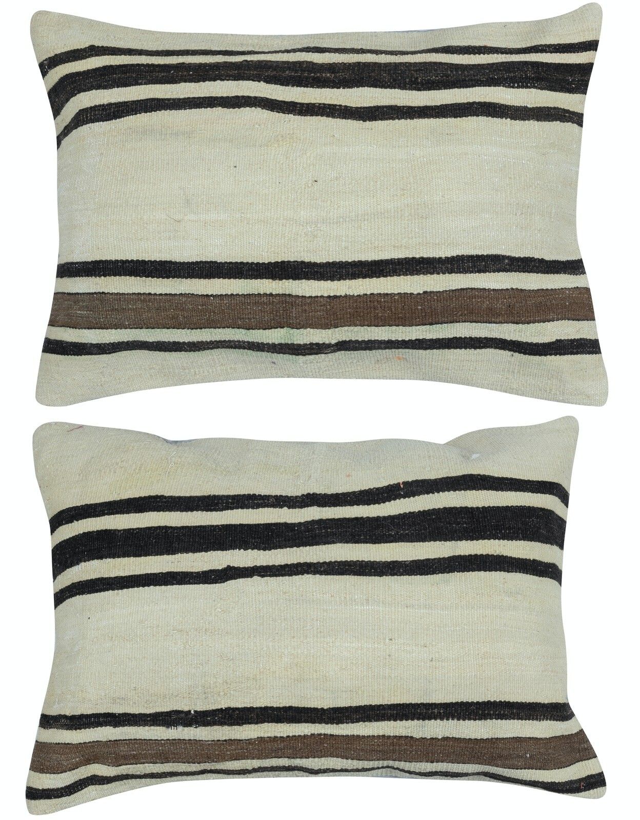 20"X27" Set Of 2   Turkish Cushion Covers. Flatweave Kilim Accent Pillows
