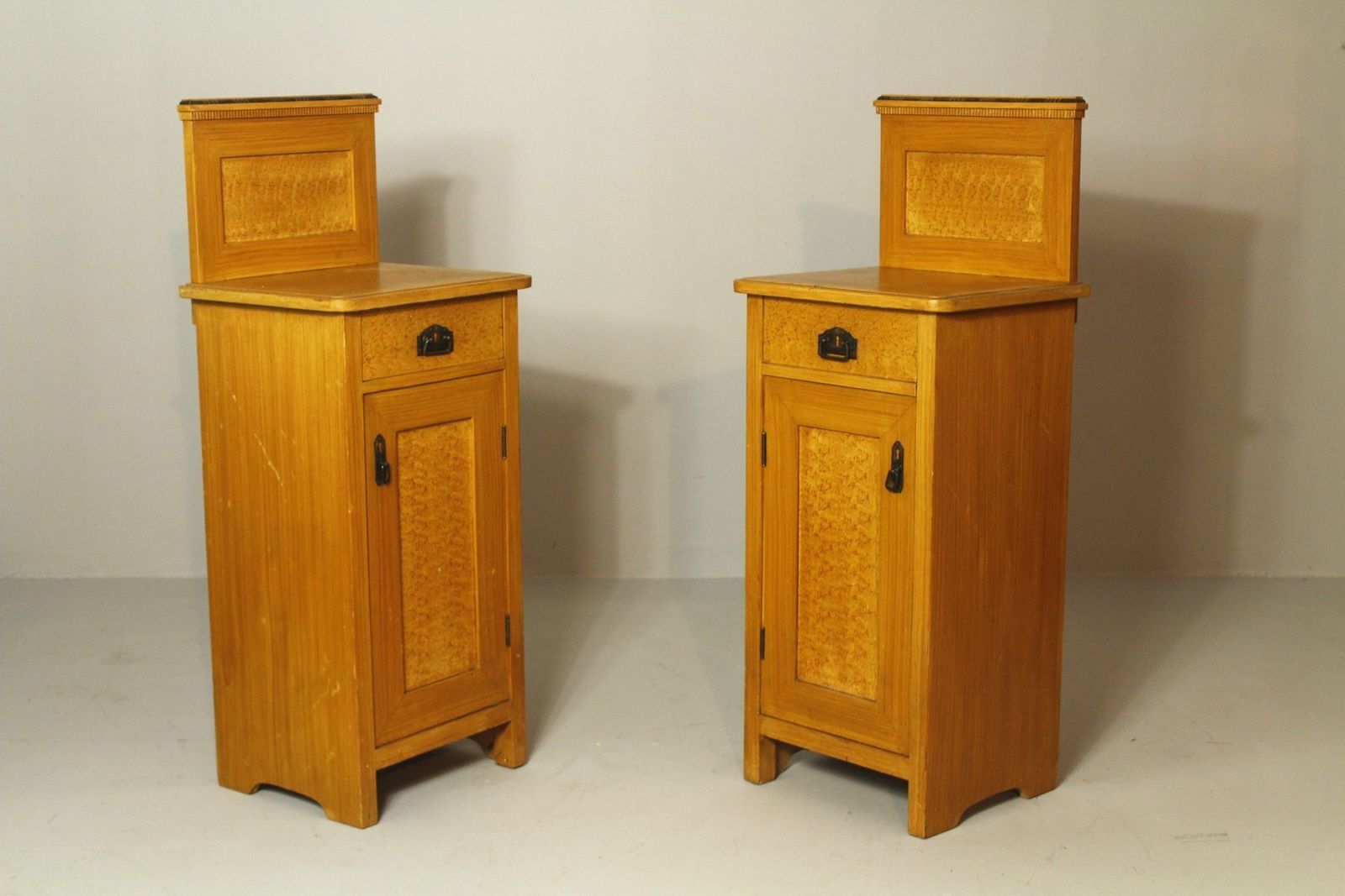 Folk Art Bohemia Bedside Tables, 1920s, Set Of 2 photo for sale