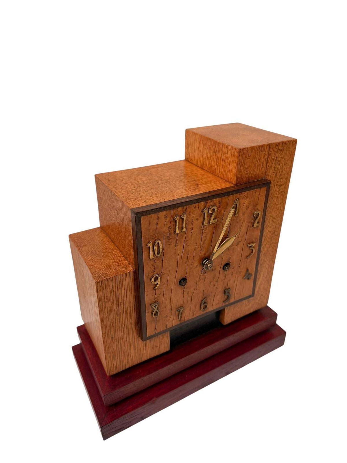 Art Deco Modernist Mantel Clock In The Style Of Hendrik Wouda, 1920s photo furniture
