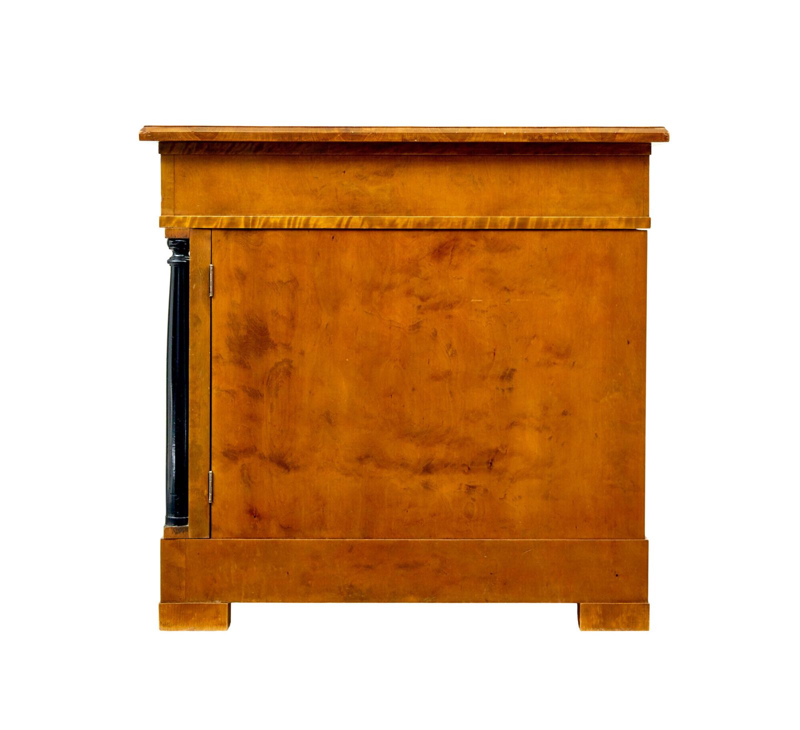 photo for sale Swedish Early 20th Century Empire Revival Birch Pedestal Desk