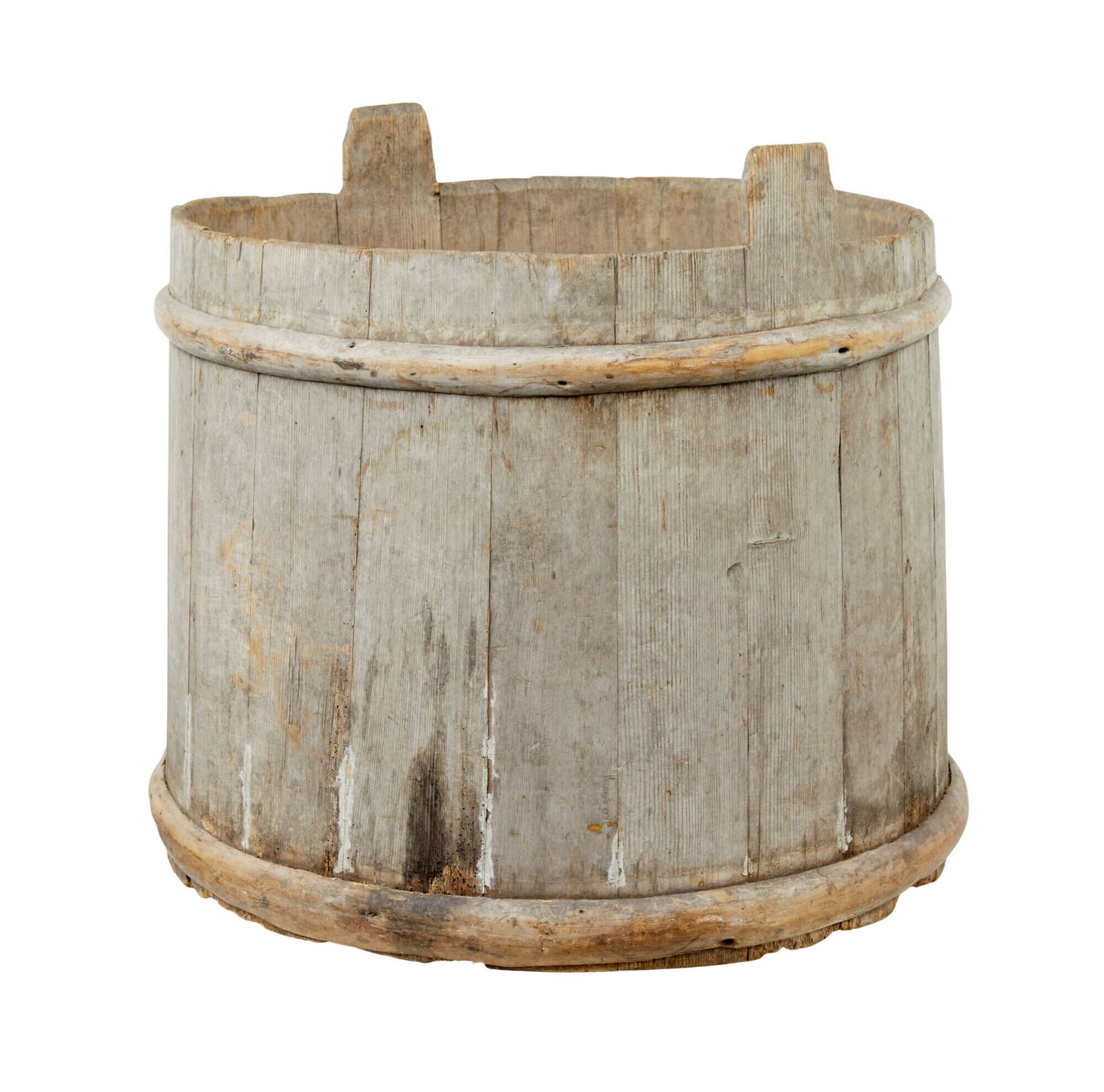 Large 19th Century Scandinavian Pine Storage Barrel photo buy