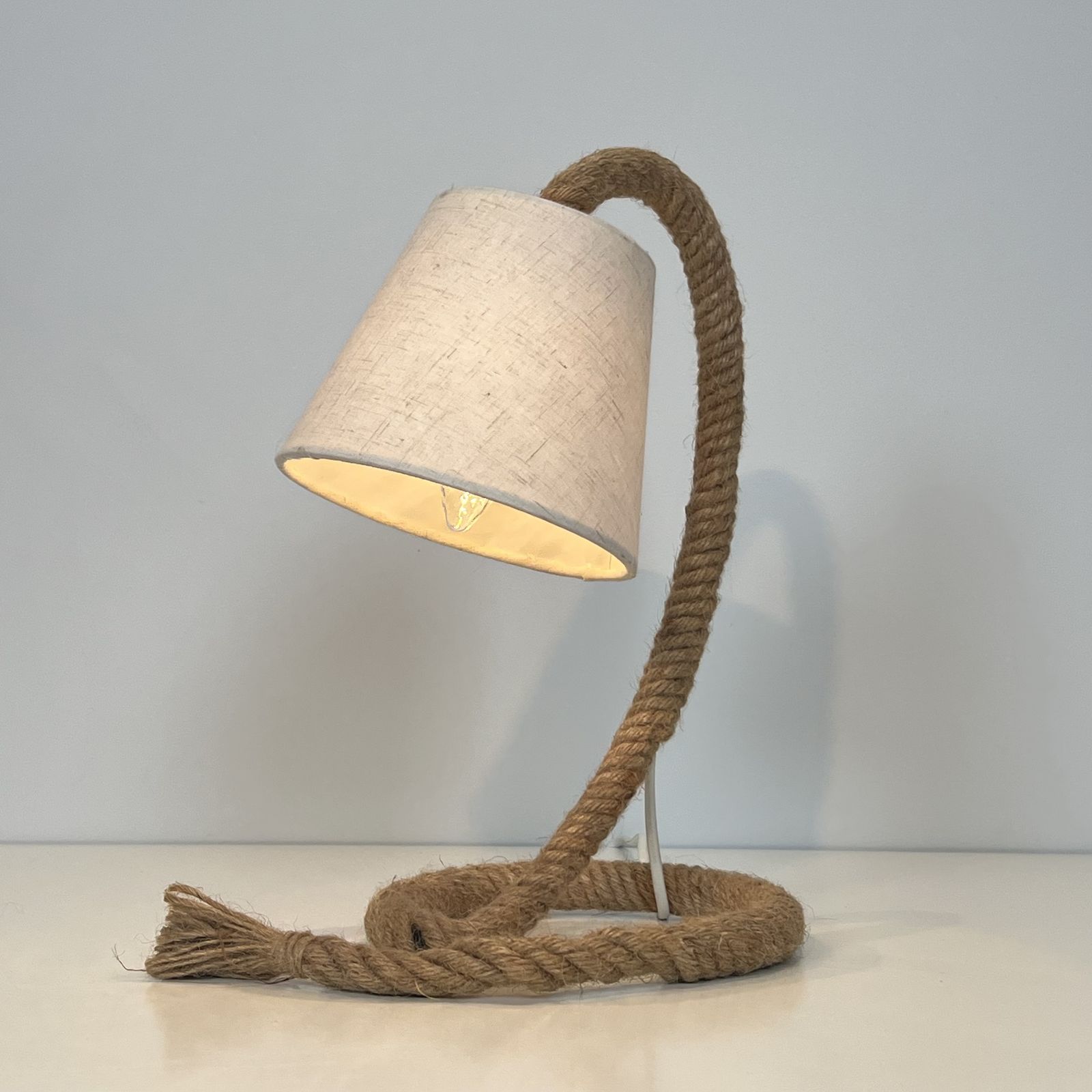 Rope Lamp In The Style Of Adrien Audoux And Frida Minet (Audoux Minet)