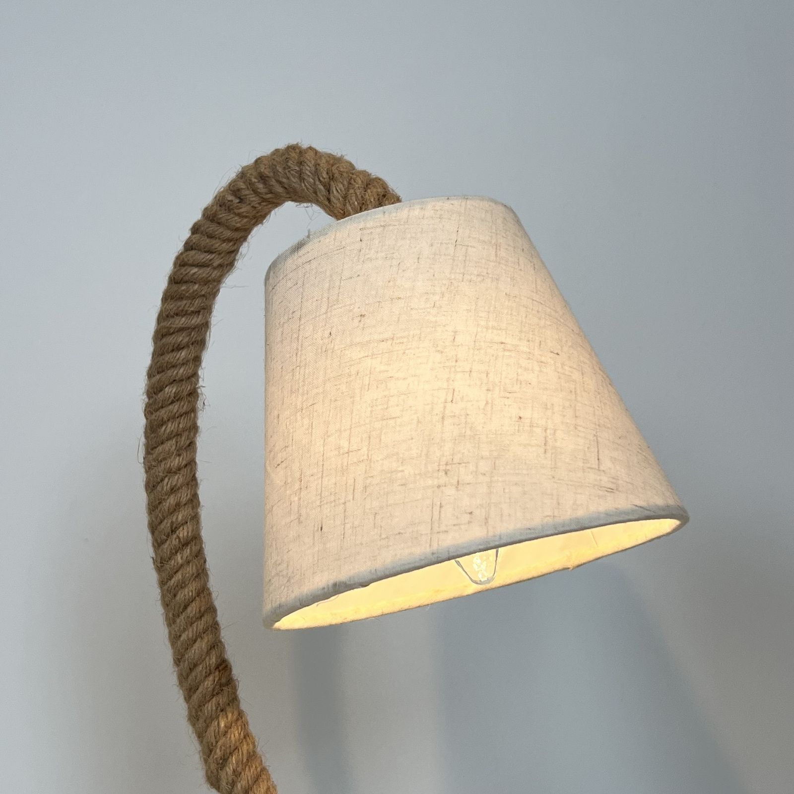 Rope Lamp In The Style Of Adrien Audoux And Frida Minet (Audoux Minet) photo vinterior