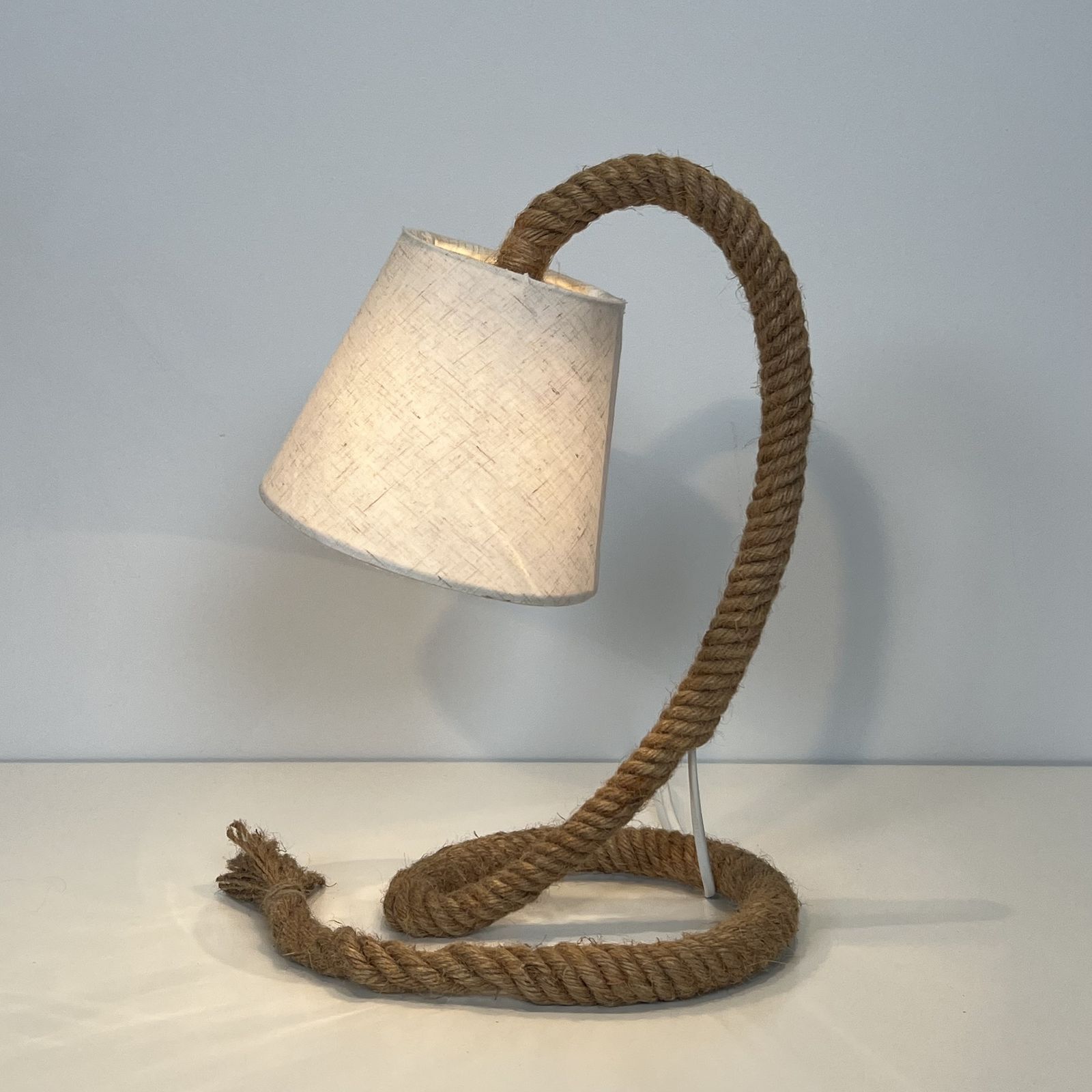 Lighting Rope Lamp In The Style Of Adrien Audoux And Frida Minet (Audoux Minet) photo