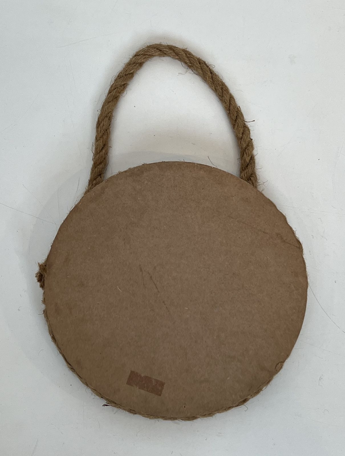 photo vintage Round Rope Mirror In The Style Of Audoux Minet