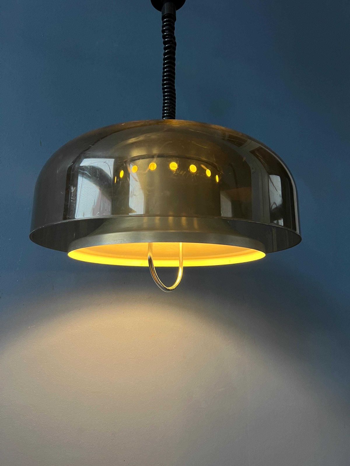 Vintage Mid Century Herda Space Age Hanglamp. photo furniture