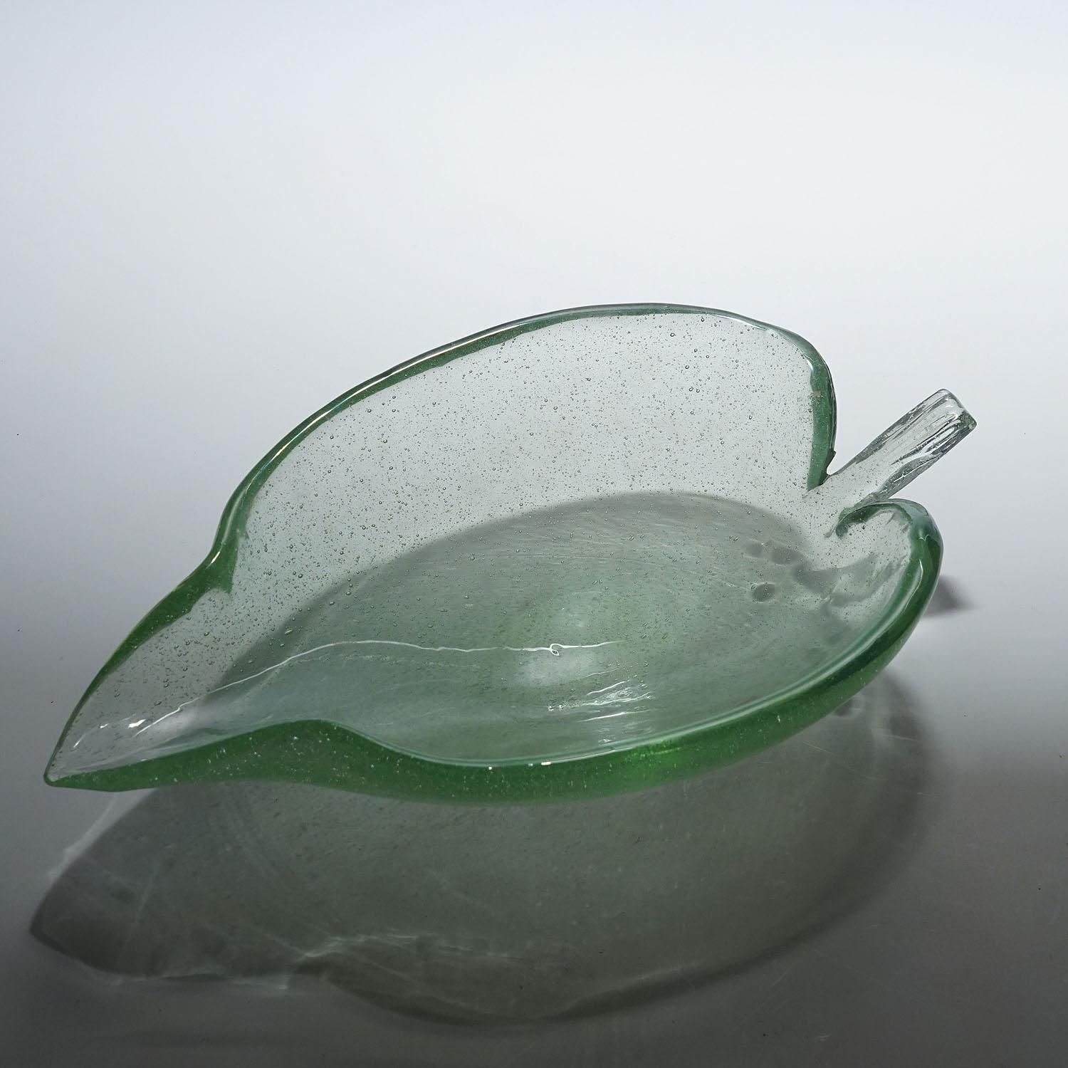 Rare Art Glass Bowl By Tyra Lundgren For Venini, Murano 1937 photo for sale