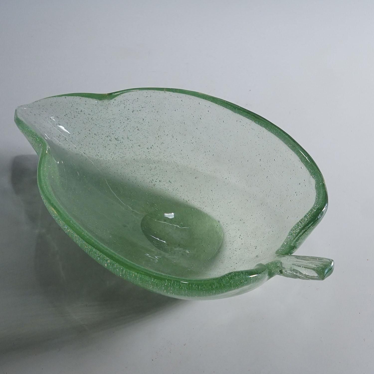 Rare Art Glass Bowl By Tyra Lundgren For Venini, Murano 1937 photo 2081.0