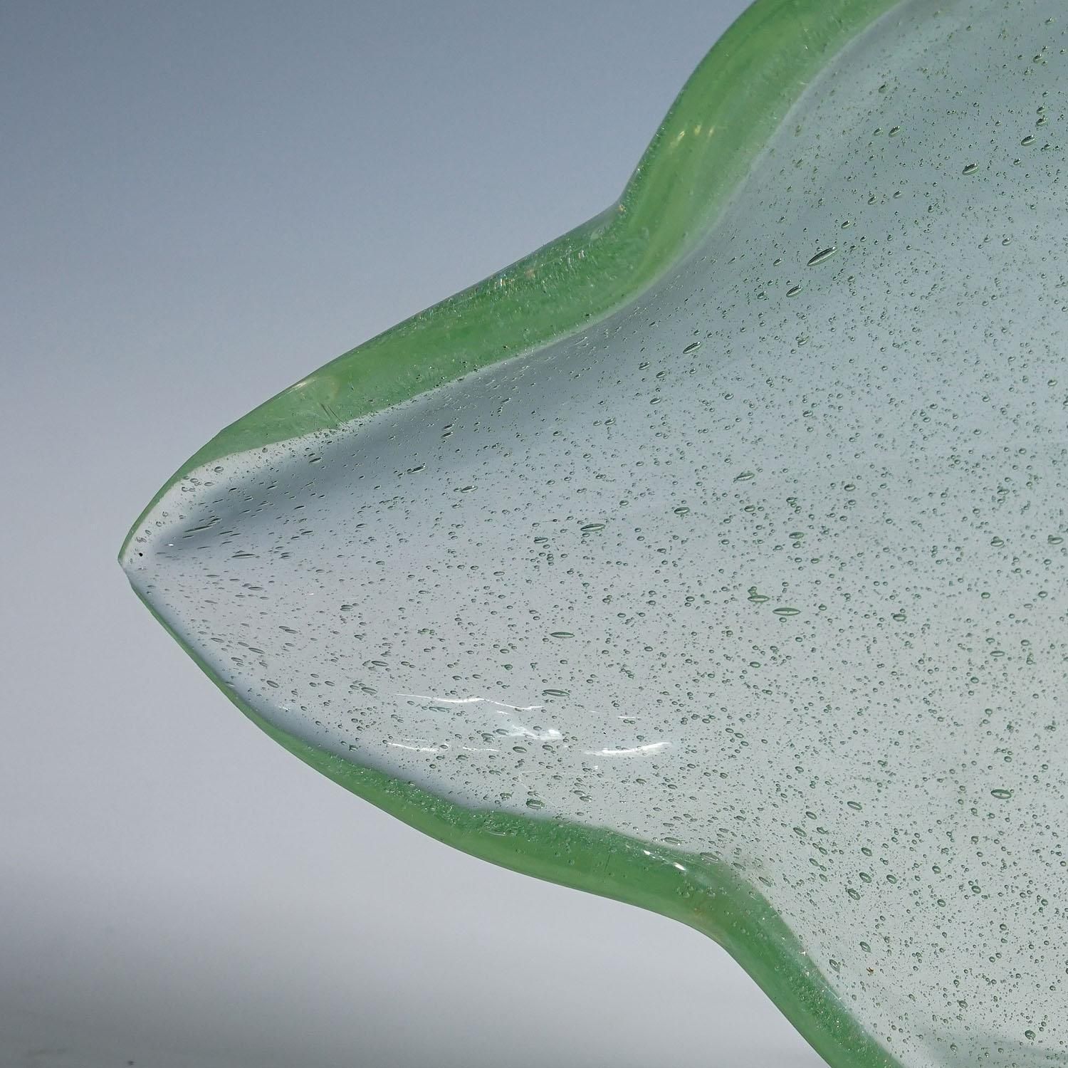 Rare Art Glass Bowl By Tyra Lundgren For Venini, Murano 1937 photo vintage