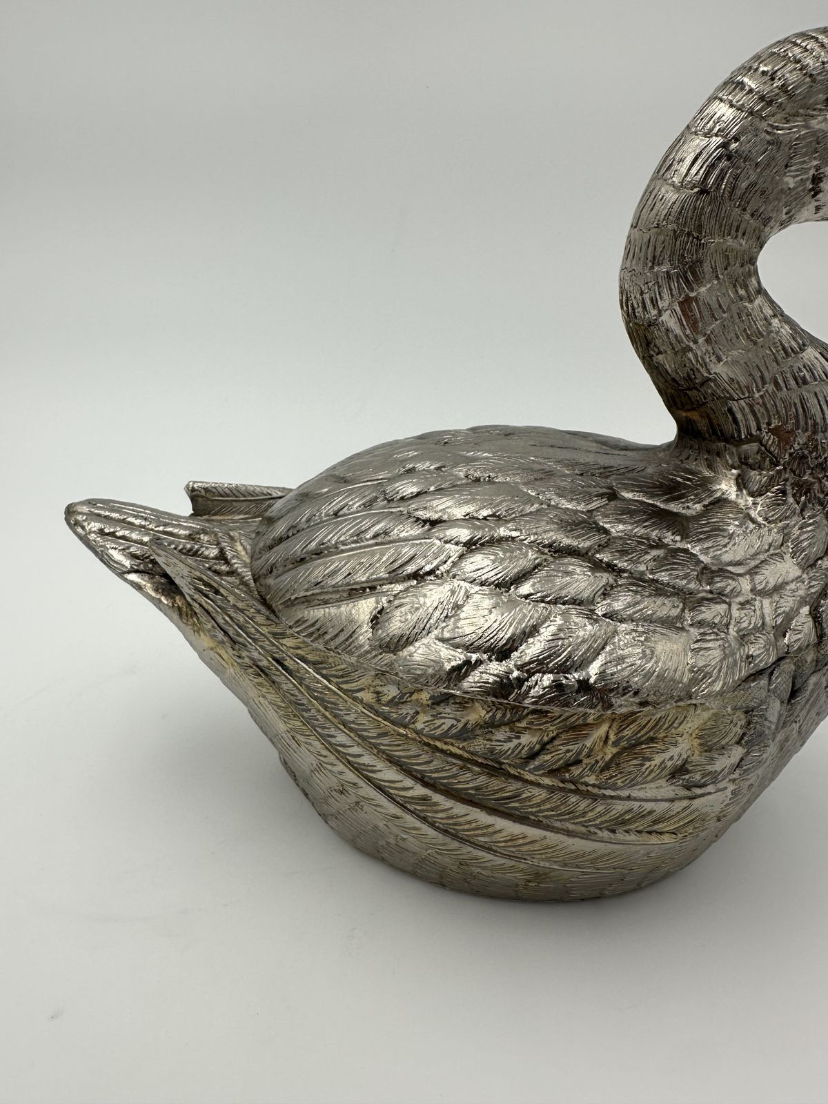 photo for sale Set Of Two Ice Buckets Depicting A Duck In Silver Plated Metal By Mauro Manetti