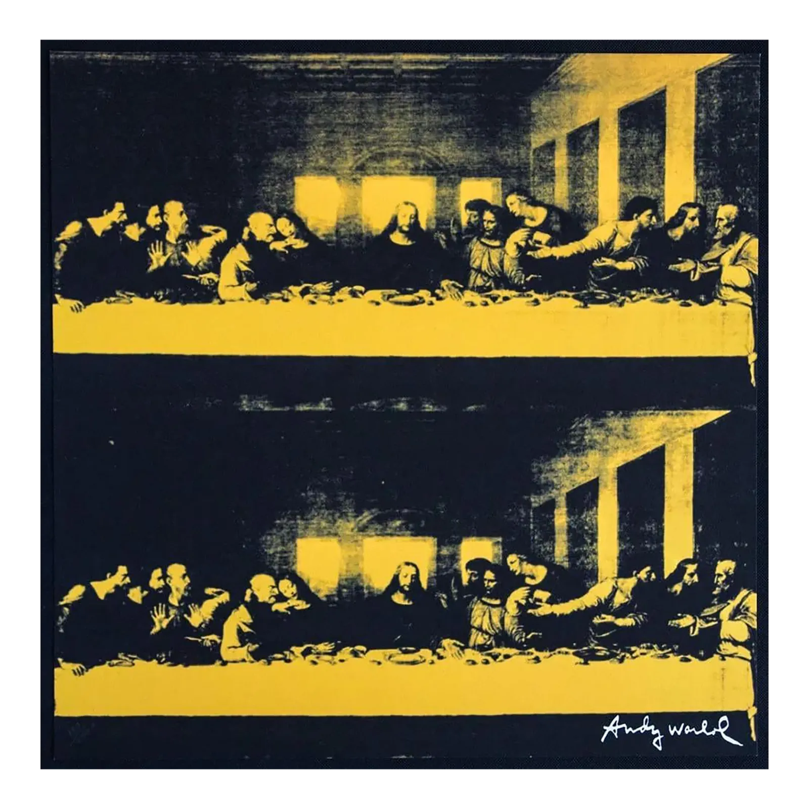 1986 Carnegie Museum Of Art After Andy Warhol "Last Supper" Lithograph