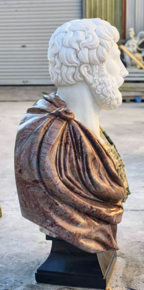 Incredible High Quality Marble Bust Emperor Hadrian 0273. photo for sale