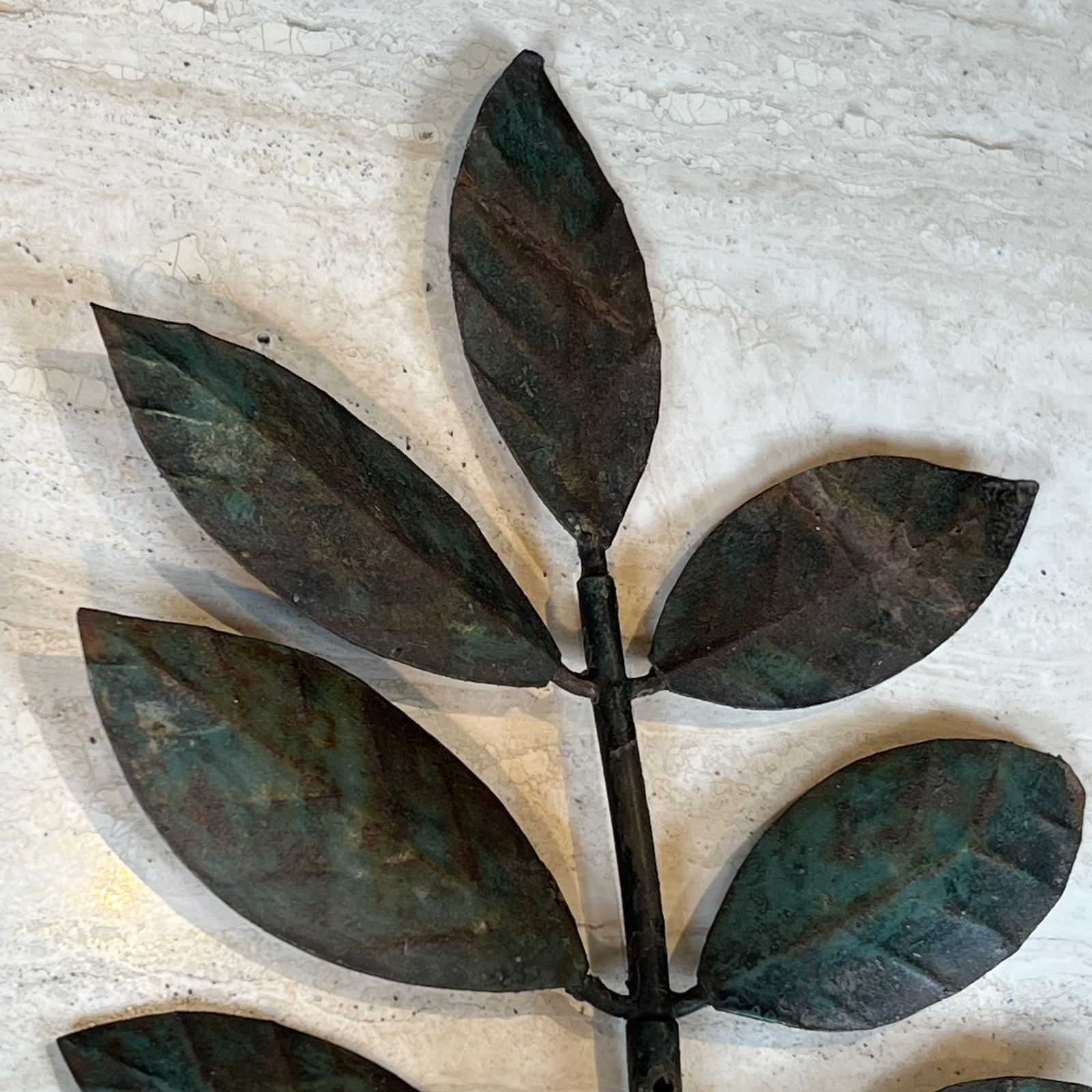 Pair Of Decorative Wall Sconces With Sunflowers And Foliage In Patinated Metal photo vinterior