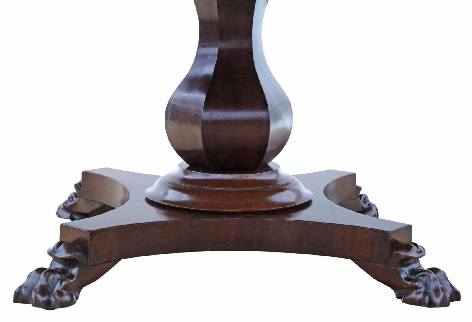 Antique Large William IV Mahogany Extending Dining Table – Fine Quality Single Pedestal photo vintage