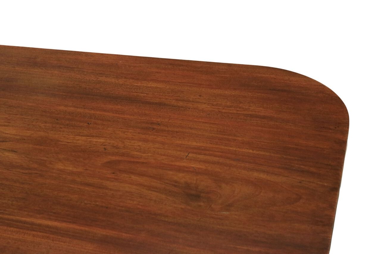 Antique 19th Century Georgian Mahogany Extending Dining Table – Large Twin Pedestal photo 3495.0