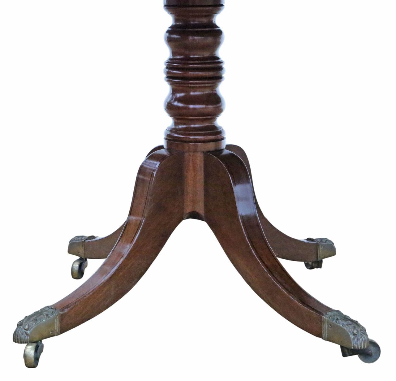 photo furniture Antique 19th Century Georgian Mahogany Extending Dining Table – Large Twin Pedestal