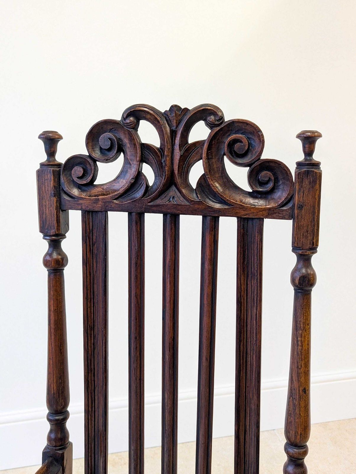 Antique William And Mary Oak Armchair C.1700 photo for sale