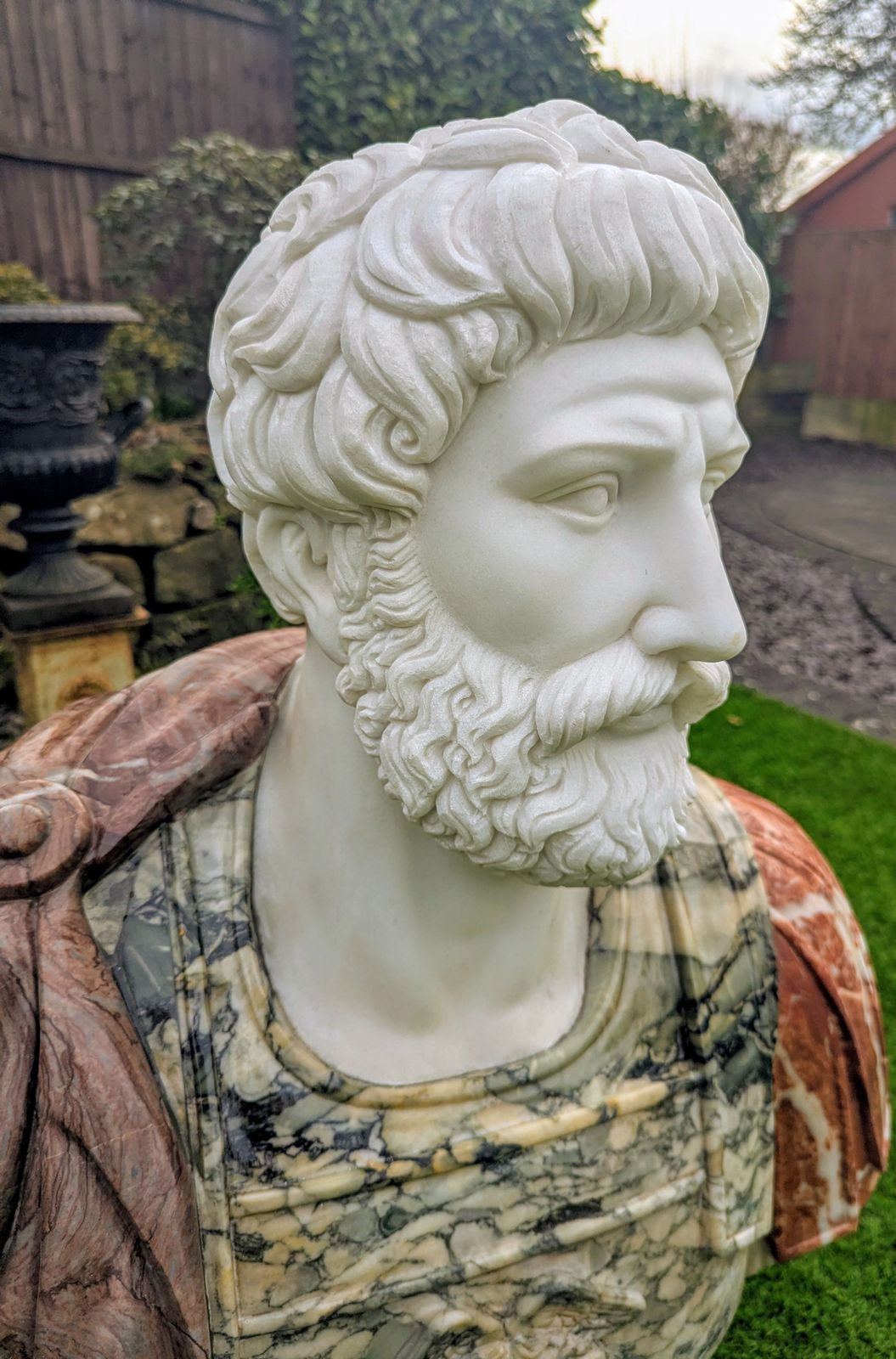 photo for sale Incredible High Quality Marble Bust Emperor Hadrian 0273.