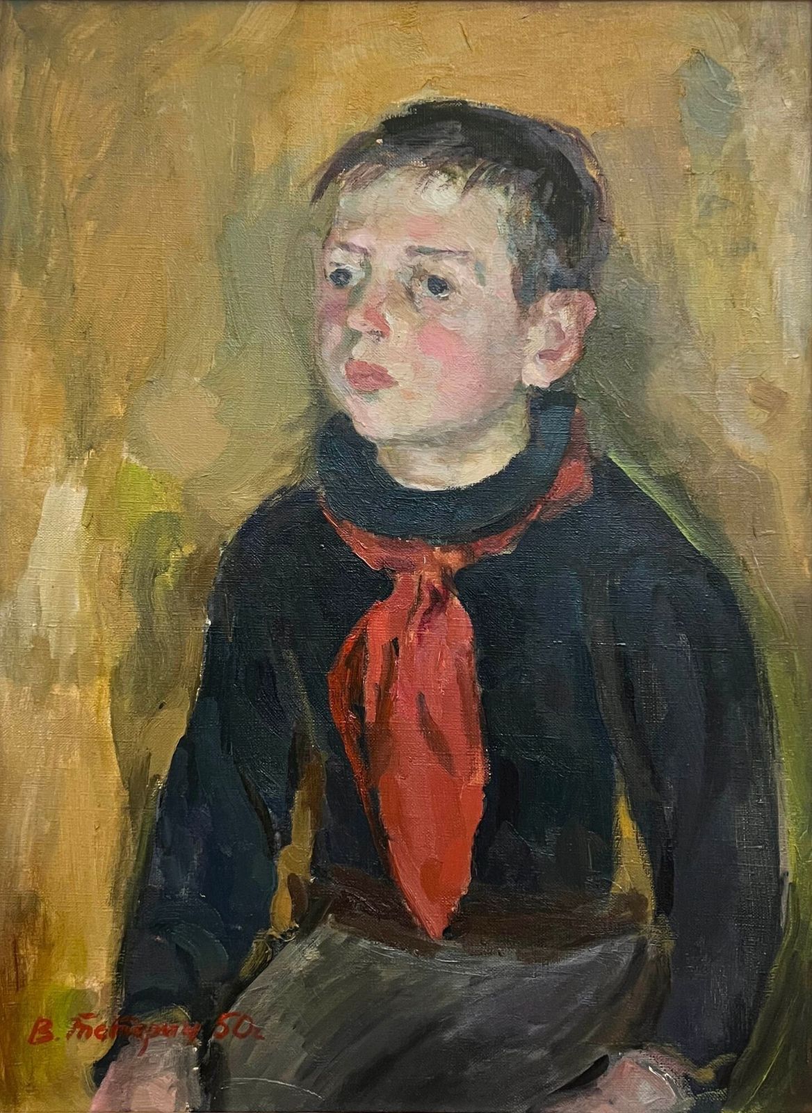 'The Young Scout' By 20th Century Russian School photo furniture