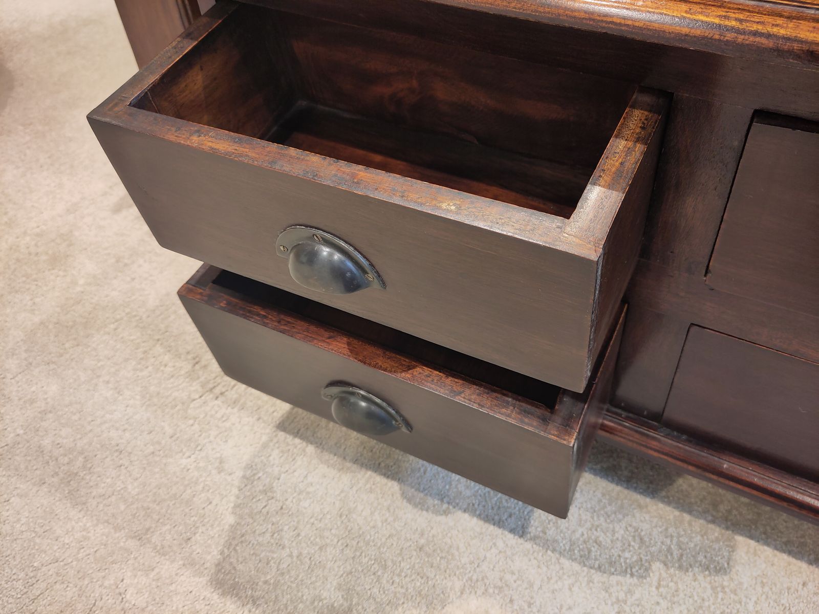 Hardwood Apothecary Style Bank Of Drawers photo vinterior