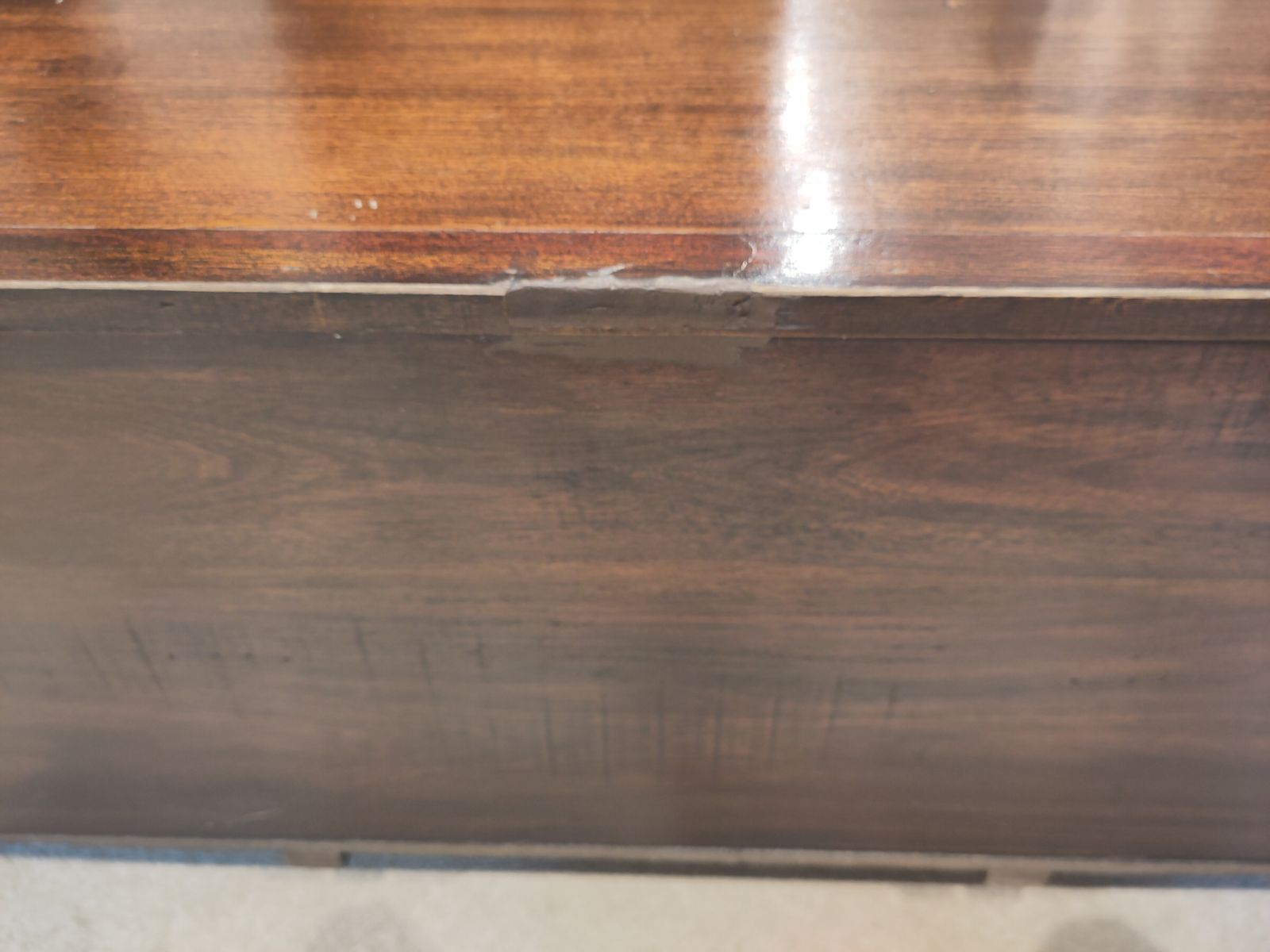 Furniture Hardwood Apothecary Style Bank Of Drawers photo