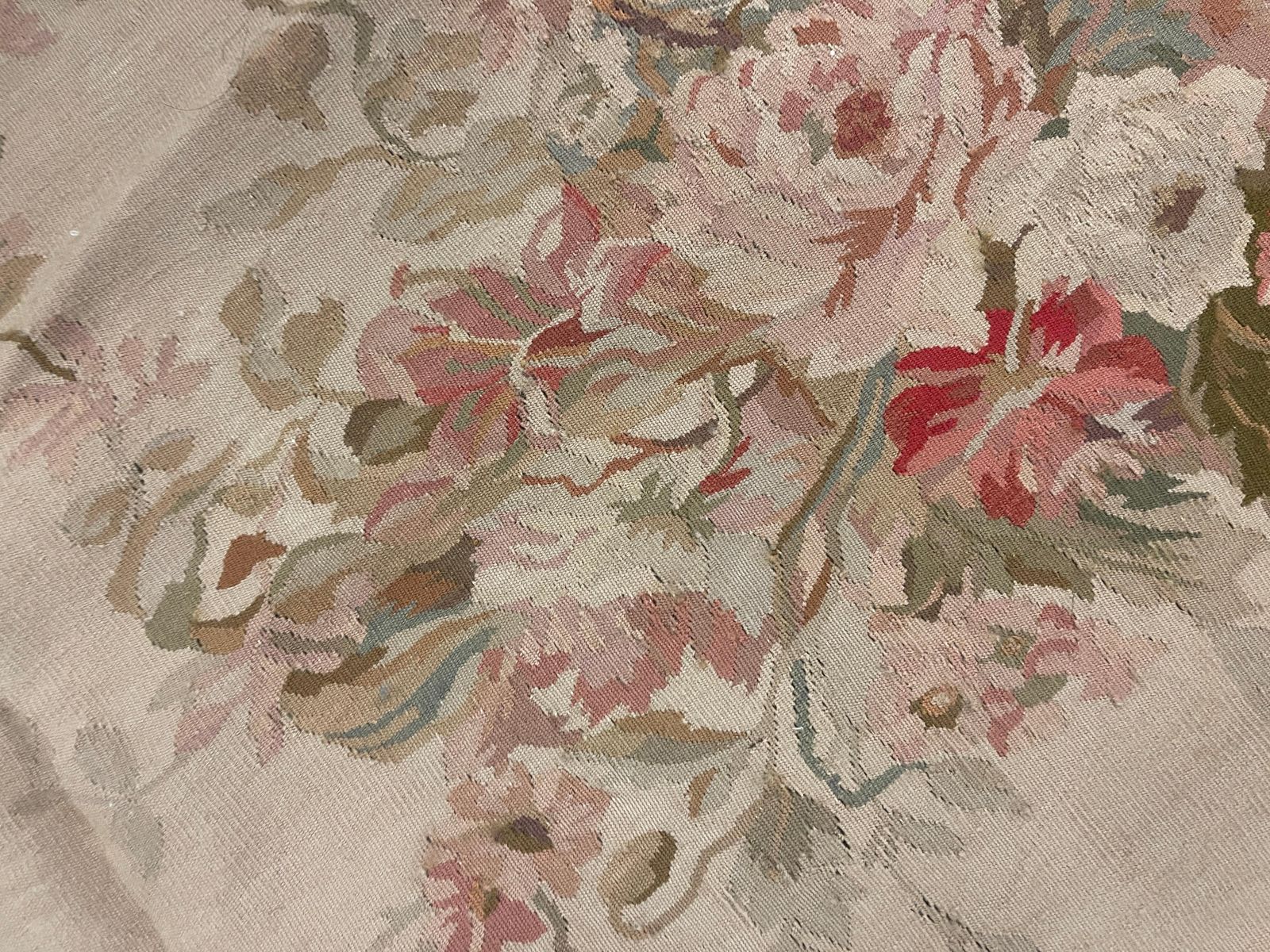 French Aubusson Style Panel Handwoven Wool Needlepoint photo buy