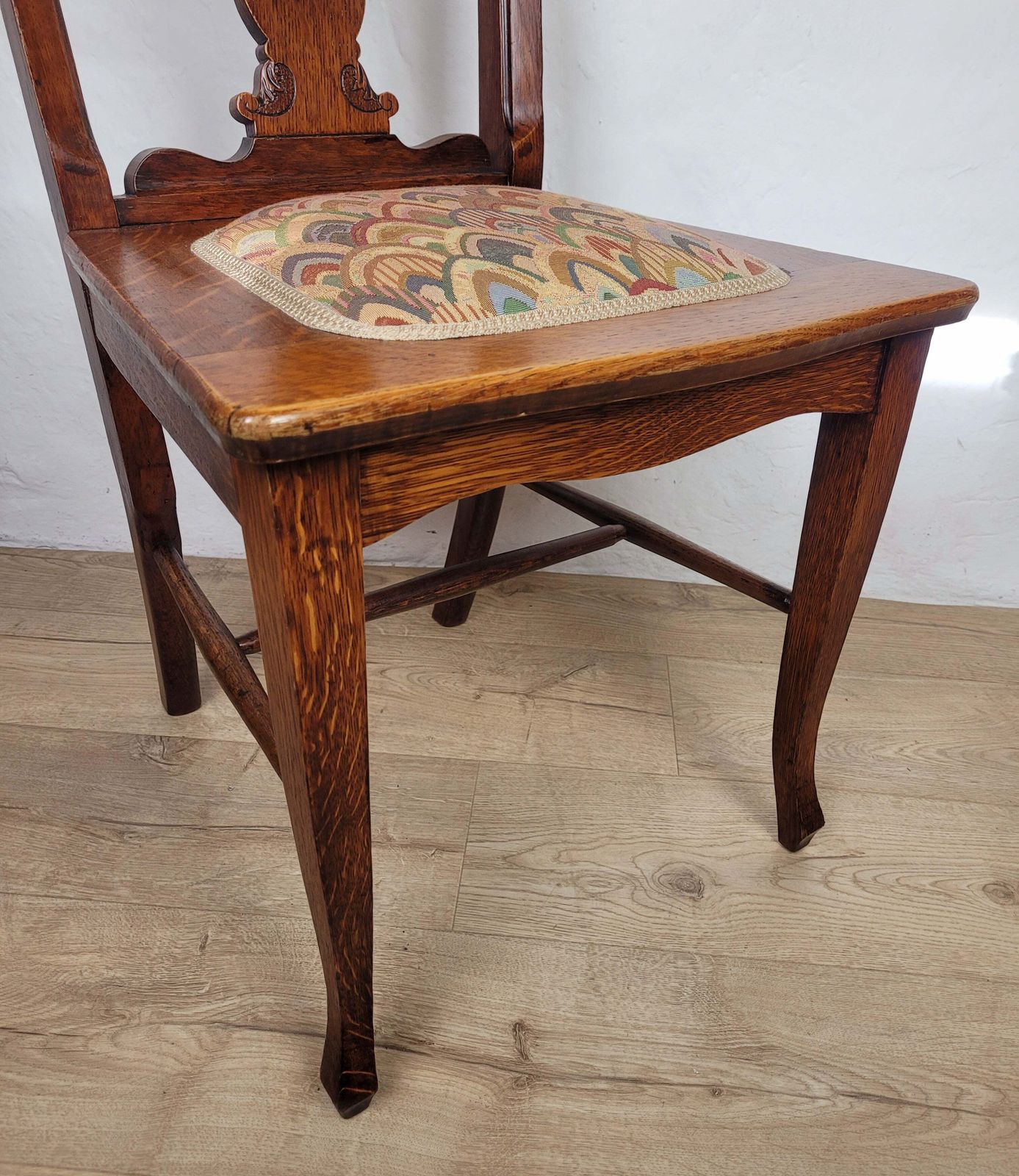 photo for sale Pair Of Chairs Arts And Crafts Bedroom 1940s Upholstered