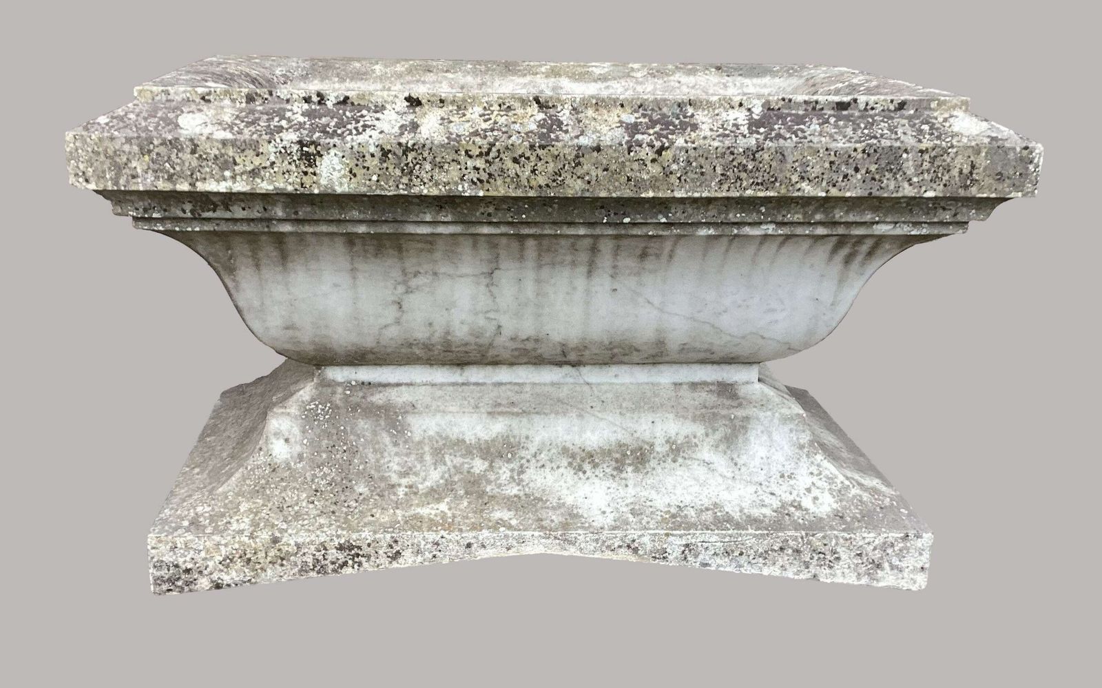 Late C18th Neo Classical 'Carrara' Marble Cistern photo Garden Decor