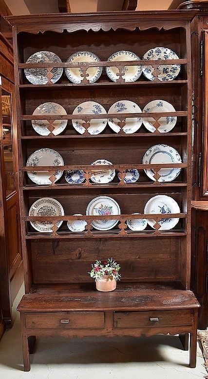 Breton Dresser Chest In Middle 19th Oak