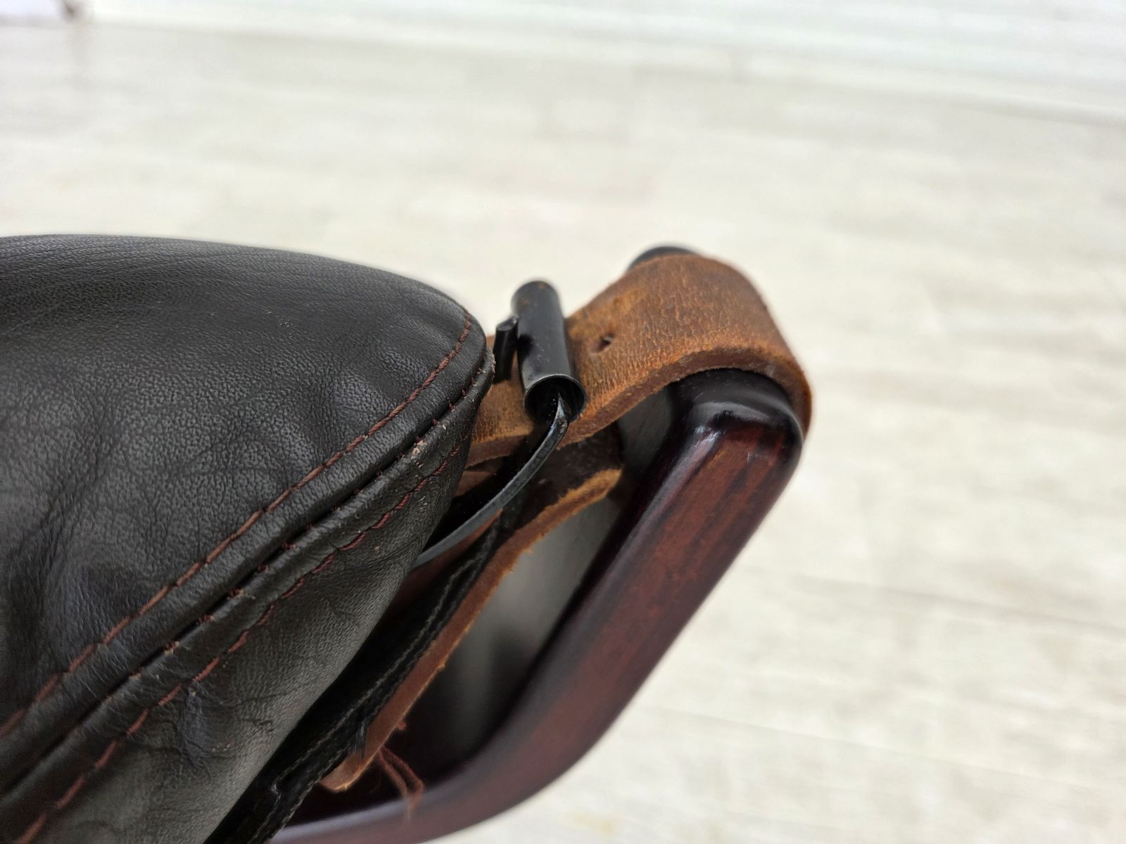 1970s, Norwegian Design By Sigurd Ressel, Lounge Chair Model "Falcon". photo vintage