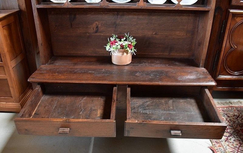 Breton Dresser Chest In Middle 19th Oak photo Furniture