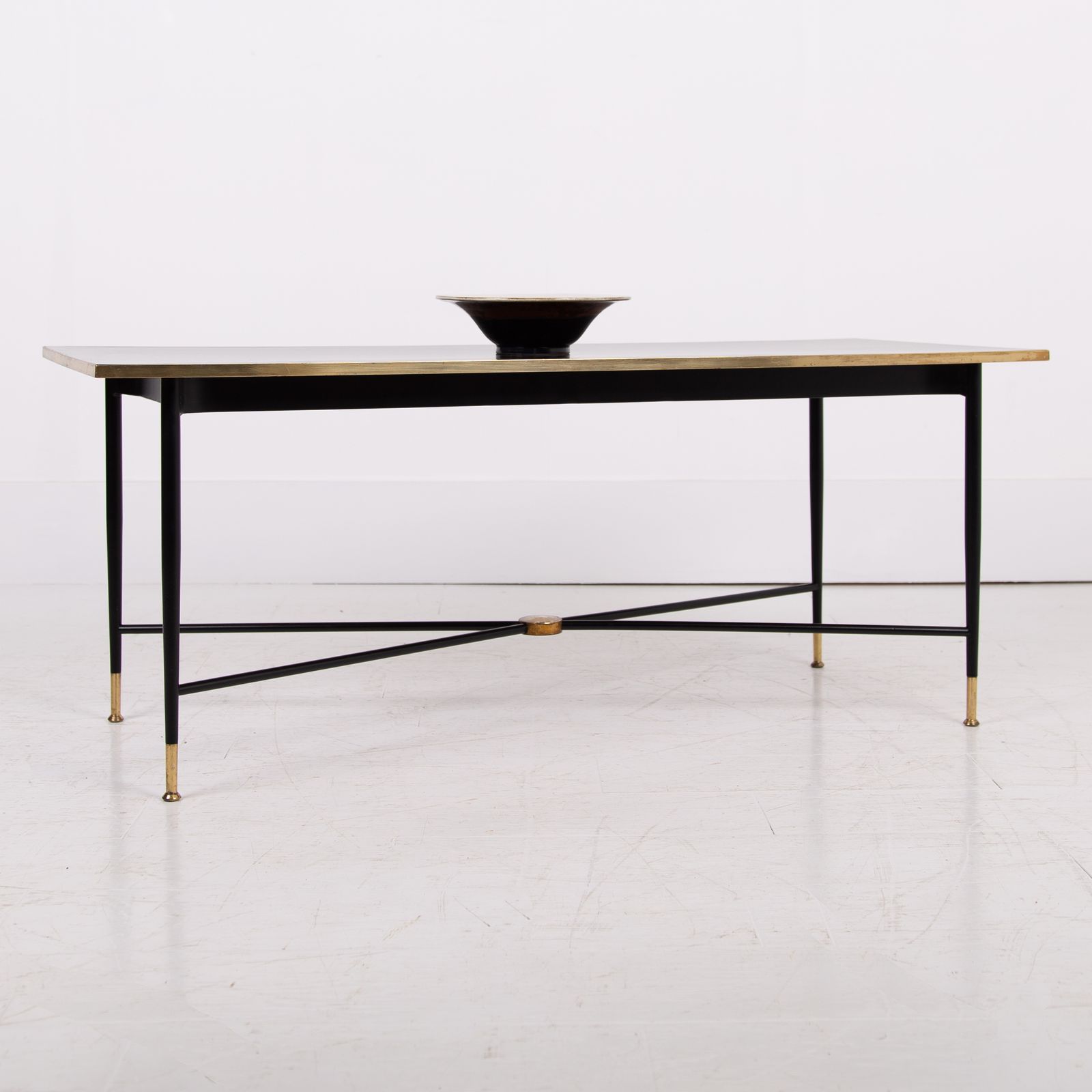 Mid Century Brass Coffee Table By Jwc Payne For Heals photo vinterior