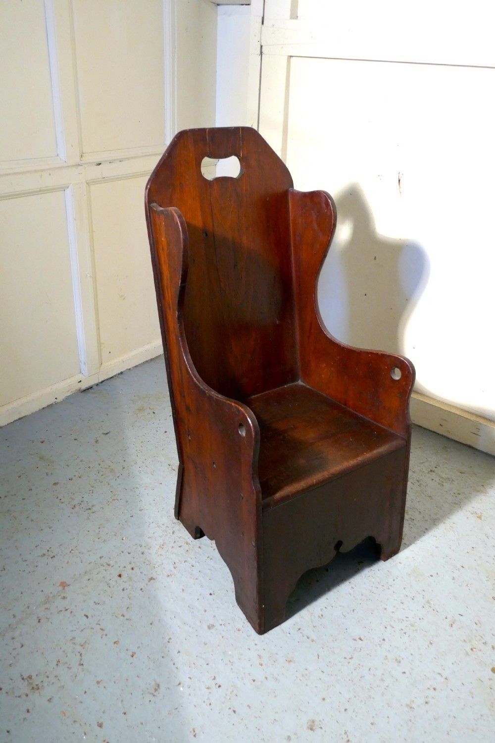 Primitive 19th Century American Pine Childs Country Chair photo Furniture
