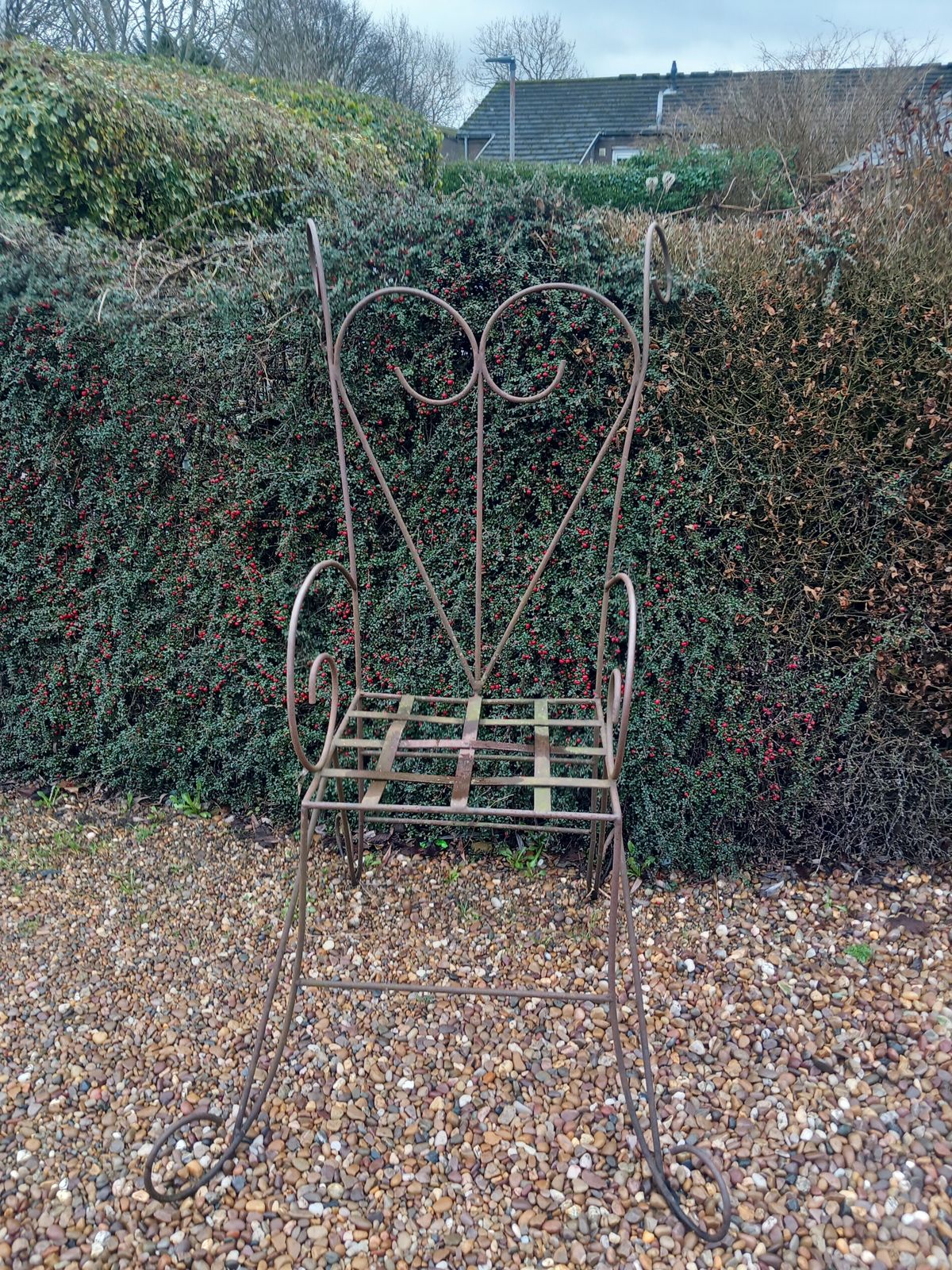 Wrought Iron Garden Chair