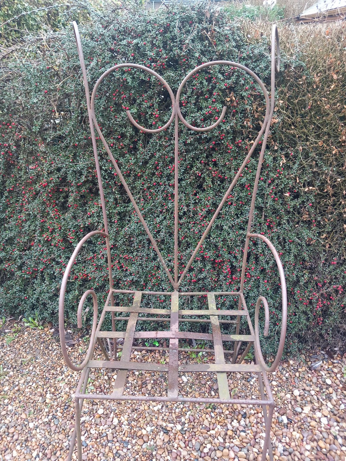 Wrought Iron Garden Chair photo for sale