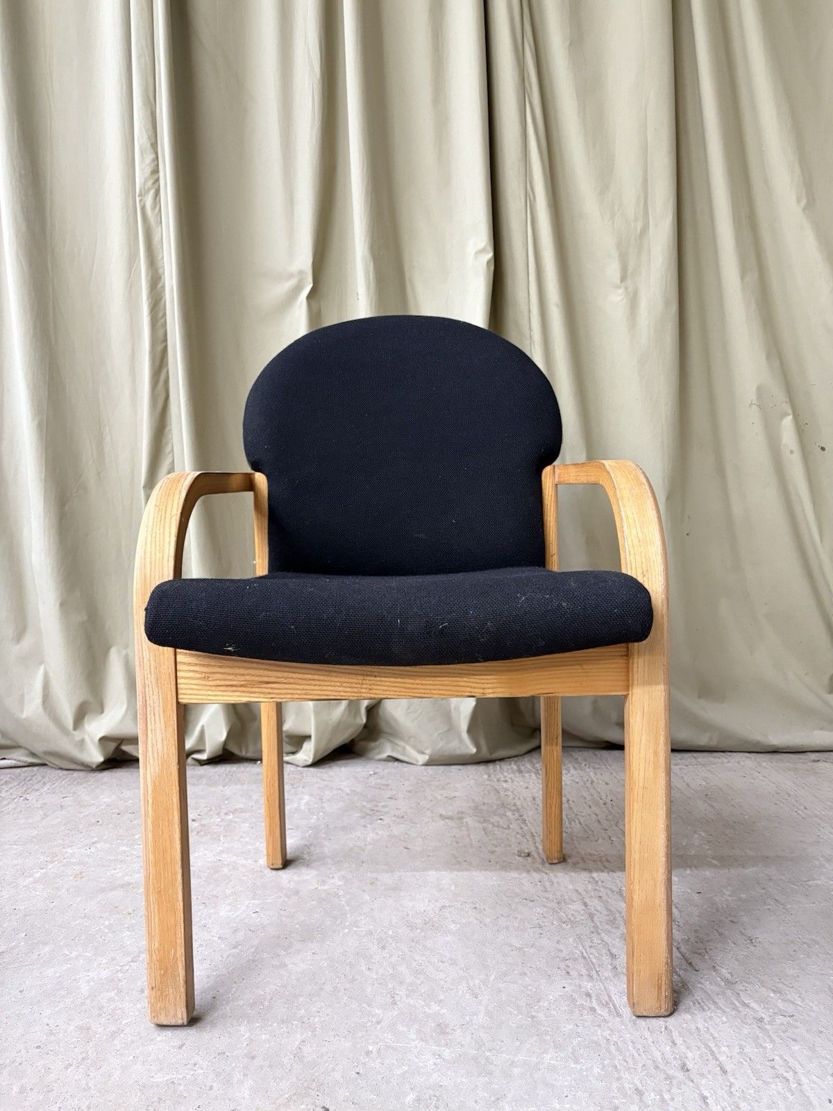 Vtg Late Mid Century Bentwood Chair Side Armchair Danish Scandi Retro R1064 photo Furniture