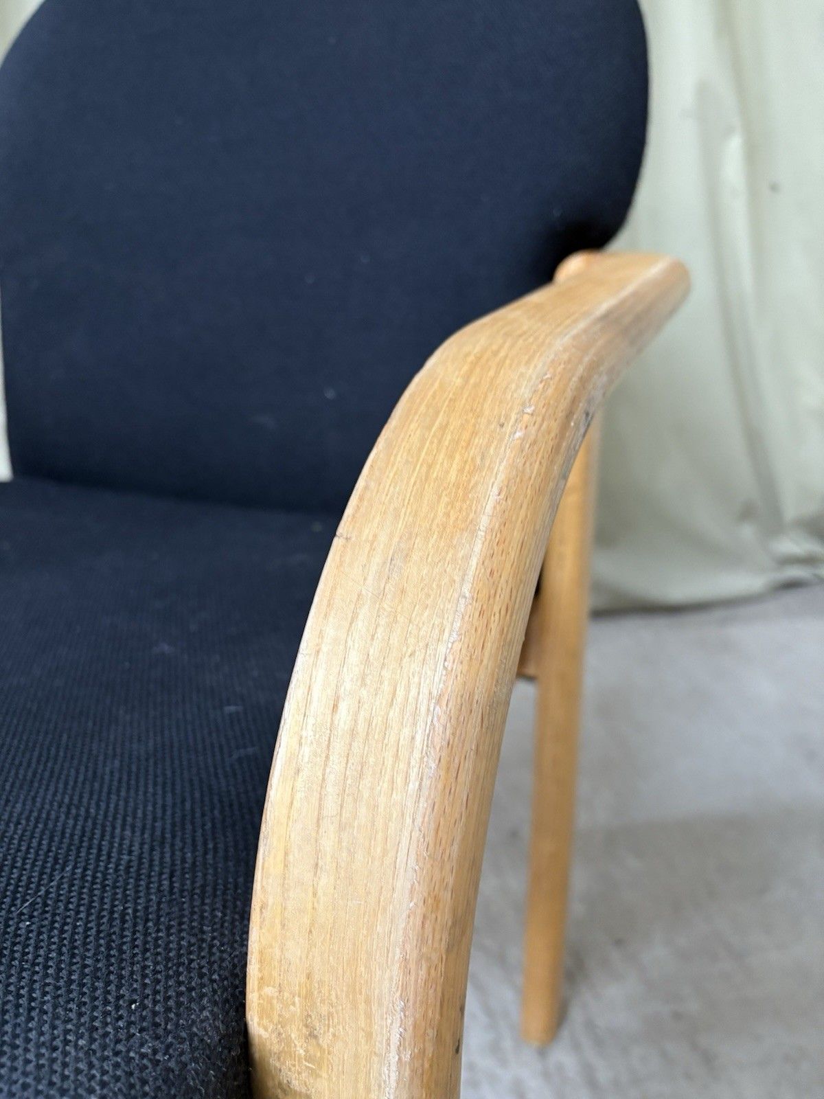 photo furniture Vtg Late Mid Century Bentwood Chair Side Armchair Danish Scandi Retro R1064
